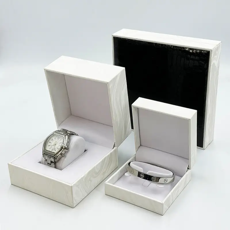 Leather & Velvet jewelry box