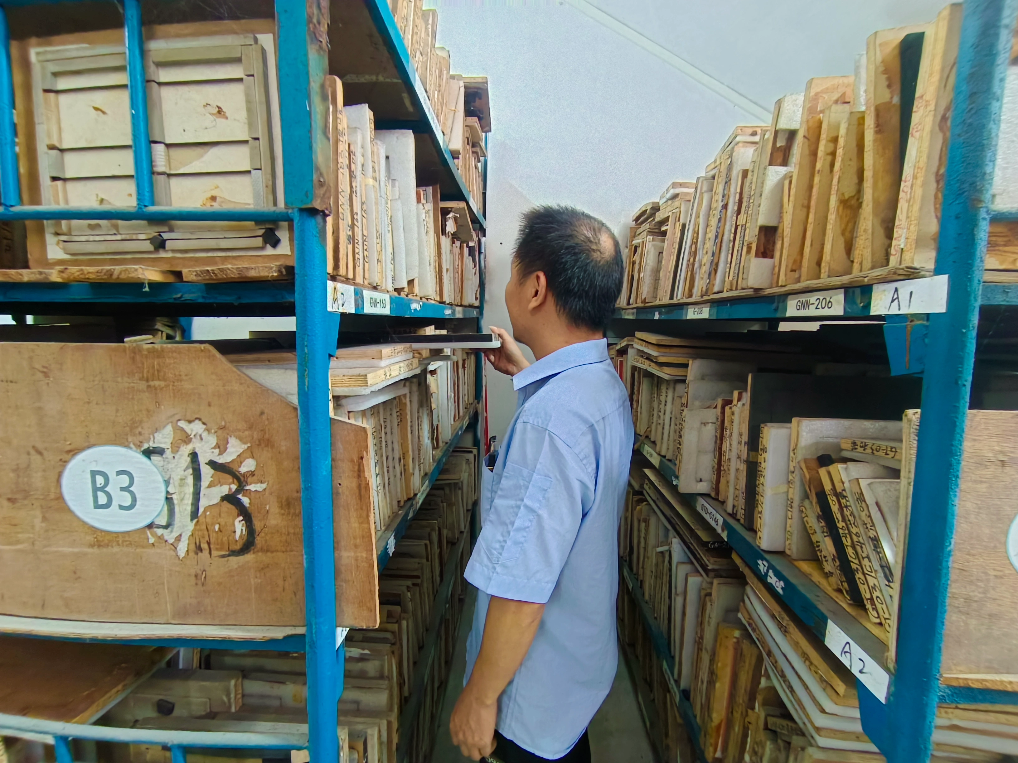 Die Mold Archival Rack