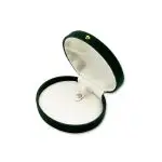 Curved Luxury: Oval Plush Velvet Jewelry Presentation Cases for Heritage Collections
