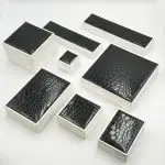 Elevating Retail Presentation: The New Alabaster and Crocodile-Patterned Jewelry Box Collection