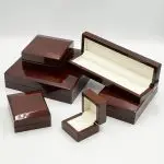 Timeless Majesty: High-Gloss Mahogany Piano Lacquer Wooden Boxes for High-End Jewelry Lines