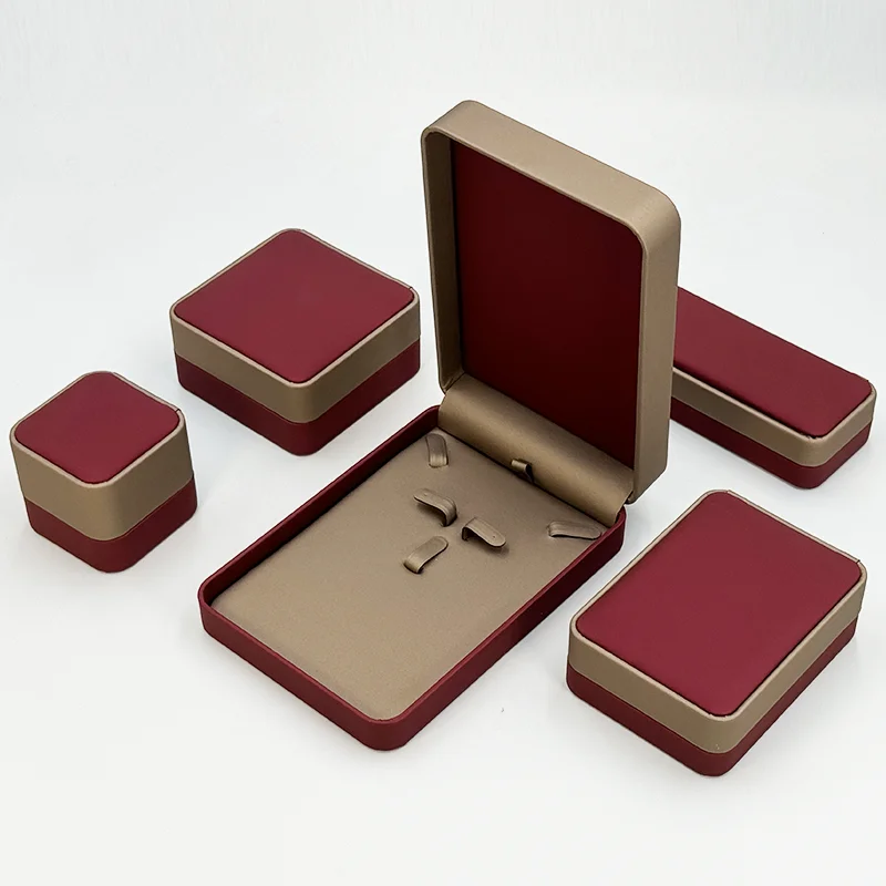 The Minimalist Silhouette: Dual-Tone Matte Leatherette Packaging for Modern Jewelry Lines