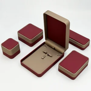 The Minimalist Silhouette: Dual-Tone Matte Leatherette Packaging for Modern Jewelry Lines