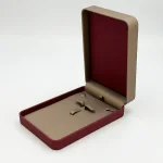 The Minimalist Silhouette: Dual-Tone Matte Leatherette Packaging for Modern Jewelry Lines
