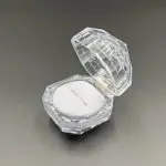Radiant Clarity: Gem-Cut Acrylic Ring Cases for High-Impact Showcase Displays