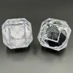 Radiant Clarity: Gem-Cut Acrylic Ring Cases for High-Impact Showcase Displays