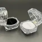Radiant Clarity: Gem-Cut Acrylic Ring Cases for High-Impact Showcase Displays