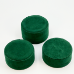 Modern Round Microfiber Jewelry Boxes: The Perfect Blend of Softness and Elegance