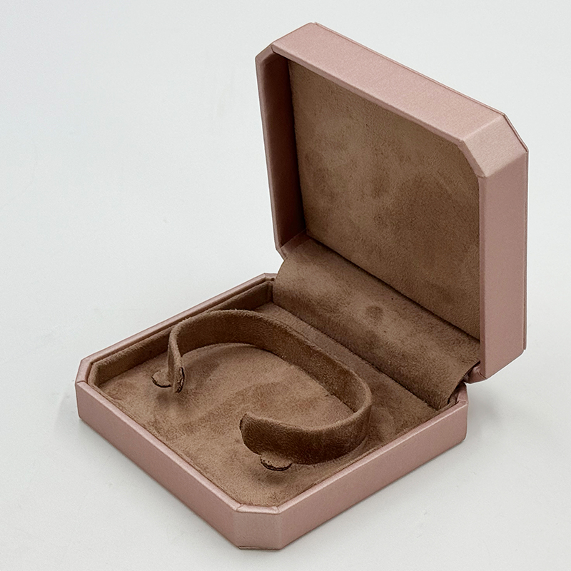 Elevate Your Brand Experience with Custom Octagonal Rose Gold Leather Jewelry Boxes