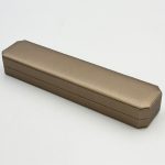 Elevate Your Brand Experience with Custom Octagonal Champagne Bronze Leather Jewelry Boxes