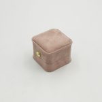 Redefine Unboxing Luxury: Custom Dusty Rose Velvet Jewelry Boxes with Gold Clasp Accents