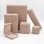 Redefine Unboxing Luxury: Custom Dusty Rose Velvet Jewelry Boxes with Gold Clasp Accents