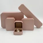 Elevate Your Brand Experience with Custom Octagonal Rose Gold Leather Jewelry Boxes