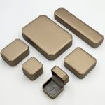 Elevate Your Brand Experience with Custom Octagonal Champagne Bronze Leather Jewelry Boxes
