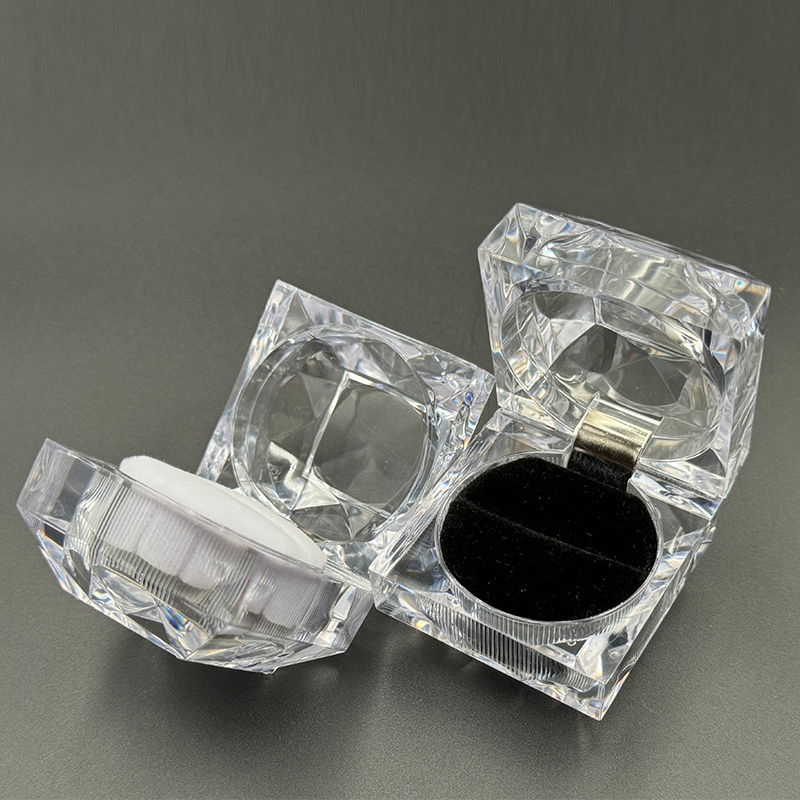 Crystal-Clear Acrylic Transparent Jewelry Box Collection