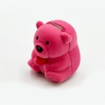 Cute Teddy Bear Shaped Velvet Flocking Jewelry Box Collection