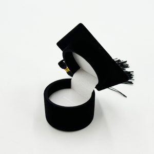 Graduation Cap Velvet Flocked Jewelry Box Collection