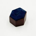 Elevate Retail Countertop Appeal with High-Gloss Cherry Mahogany Jewelry Displays
