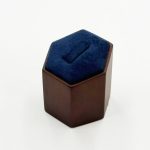 Elevate Retail Countertop Appeal with High-Gloss Cherry Mahogany Jewelry Displays
