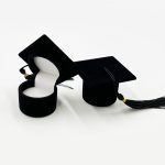 Graduation Cap Velvet Flocked Jewelry Box Collection