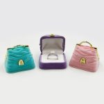 Miniature Handbag-Shaped Velvet Flocking Jewelry Box Collection