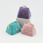 Miniature Handbag-Shaped Velvet Flocking Jewelry Box Collection