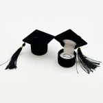 Graduation Cap Velvet Flocked Jewelry Box Collection