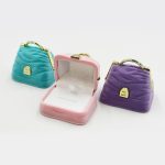 Miniature Handbag-Shaped Velvet Flocking Jewelry Box Collection