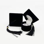 Graduation Cap Velvet Flocked Jewelry Box Collection