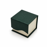 Textured Wave-Flap Two-Tone Paper Jewelry Box Set for Modern Brands