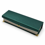 Textured Wave-Flap Two-Tone Paper Jewelry Box Set for Modern Brands