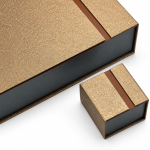 Modern Color-Block Magnetic Paper Jewelry Box Collection with Fine Textured Finish