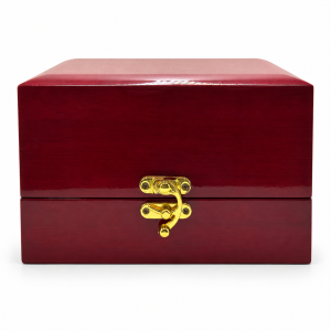 High-Gloss Piano Lacquer Wooden Jewelry Box Collection with Gold Hardware