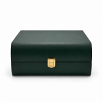 High-Gloss Piano Lacquer Wooden Jewelry Box Collection with Gold Hardware