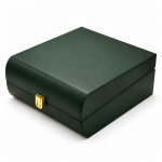 High-Gloss Piano Lacquer Wooden Jewelry Box Collection with Gold Hardware