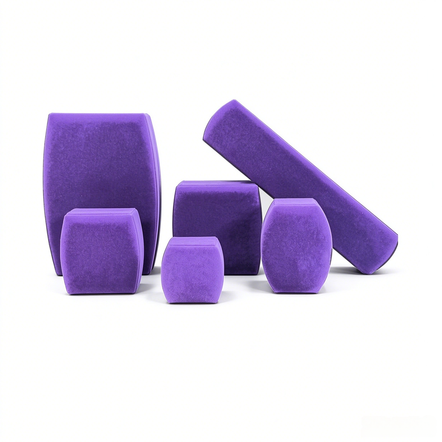 Enchanting Royal Purple Velvet Ring & Jewelry Packaging Series