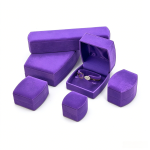 Enchanting Royal Purple Velvet Ring & Jewelry Packaging Series